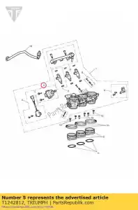 triumph T1242812 atuador, isc, assy - Lado inferior