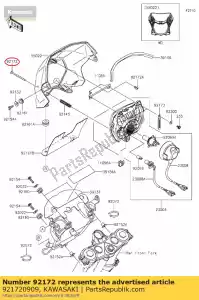 kawasaki 921720909 schroef, 5x70 klx150fff - Onderkant