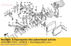 Honda 30400MY3781 unit,assy spark & - Bottom side