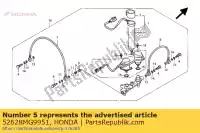 52628MG9951, Honda, bullone, tubo flessibile dell'aria honda gl goldwing se  valkyrie f6c gold wing interstate i aspencade a gl1500 gl1500se gl1500a 1500 , Nuovo