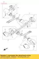 20S833102000, Yamaha, gruppo luci lampeggianti anteriori 1 yamaha fz xj 600 800 2013 2014 2015 2016, Nuovo