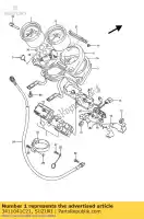 3411041C21, Suzuki, velocímetro suzuki gsx r750 r1100 r750r 750 1100 , Novo