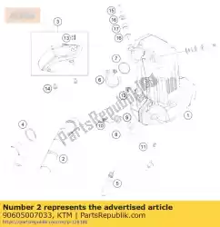 Here you can order the exhaust manifold from KTM, with part number 90605007033: