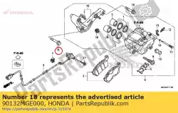 Aqui você pode pedir o parafuso, flange, 10x45 em Honda , com o número da peça 90132MGE000: