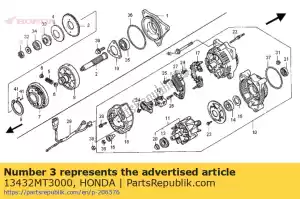 Honda 13432MT3000 gear sub acg driv - Bottom side