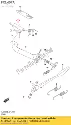 Here you can order the pedal comp,brak from Suzuki, with part number 4311022H10: