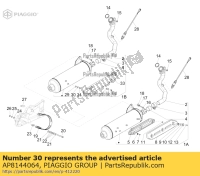 AP8144064, Aprilia, rondella scudo termico, Nuovo