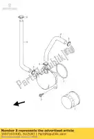 1647101H00, Suzuki, mangueira, refrigerador de óleo suzuki gsx r600 r750 600 750 , Novo