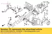 80121HN1000ZA, Honda, guardabarros, r. rr. * nh1 * honda trx400ex fourtrax sportrax 400 , Nuevo