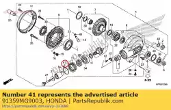 Qui puoi ordinare oring, 64. 5x3. 5 (arai) da Honda , con numero parte 91359MG9003: