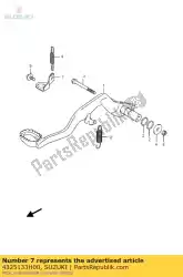 Here you can order the bracket,stop la from Suzuki, with part number 4325133H00: