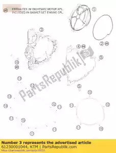 ktm 61230001044 scatola frizione con cuscinetti - Il fondo