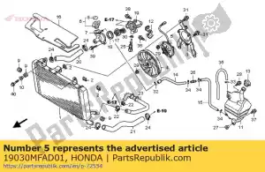 honda 19030MFAD01 motor, ventilator - Onderkant