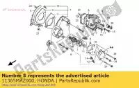 11365MAZ000, Honda, plaat, aandrijfkettinggeleider honda cb 1100 1300 1997 1998 1999 2003 2005 2007 2008 2009 2010 2013, Nieuw