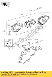 Here you can order the meter,tacho&lcd from Kawasaki, with part number 280110077: