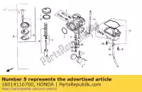 16014116700, Honda, ensemble supérieur honda xr  r xr80r 80 , Nouveau