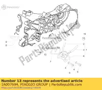 1A007694, Piaggio Group, versnelling aprilia derbi gilera piaggio vespa  atlantis atlantis bullet atlantis bullet e atlantis city atlantis o atlantis red bullet e atlantis two chic e boulevard diesis dna easy et fly free gp gp series hexagon ice lbmc25e0, lbmc25e1 lbmc50100, lbmc50101 lbmc50, Nieuw