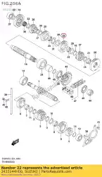 Tutaj możesz zamówić bieg, 3. Nap? Dzany od Suzuki , z numerem części 2433144H00:
