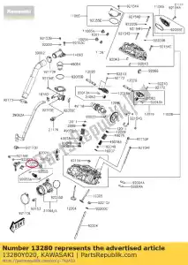 kawasaki 13280Y020 01 holder - Bottom side