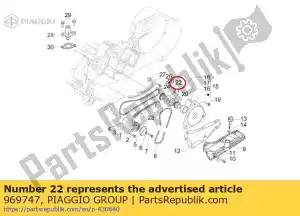 Piaggio Group 969747 pignone catena sistema di distribuzione cpl - Il fondo