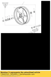 triumph T3600703 afdichting, olie, dc 30 42 6 - Onderkant
