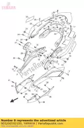 demper plaat van Yamaha, met onderdeel nummer 9052005X0100, bestel je hier online: