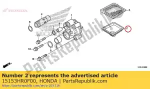 Honda 15153HR0F00 strainer, oil - Bottom side