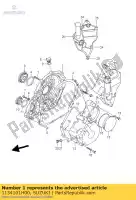 1134101H00, Suzuki, capa, embreagem suzuki gsx r 600 750 2006 2007, Novo