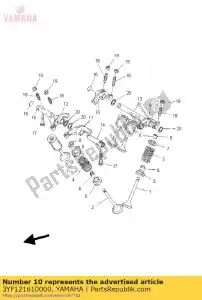 yamaha 3YF121610000 rami?, d?wignia zaworowa 2 - Dół