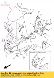 Here you can order the clamp(8af) from Yamaha, with part number 904644822600: