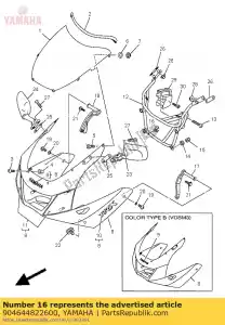 yamaha 904644822600 clamp(8af) - Bottom side