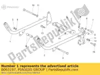 B063197, Piaggio Group, Braço de berço rh moto-guzzi v 750 2012 2014, Novo