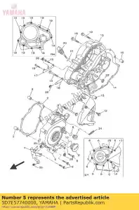 yamaha 5D7E57740000 stay 4 - Bottom side