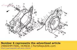 Here you can order the no description available at the moment from Honda, with part number 24860HM7000: