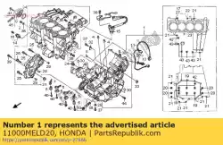 geen beschrijving beschikbaar op dit moment van Honda, met onderdeel nummer 11000MELD20, bestel je hier online: