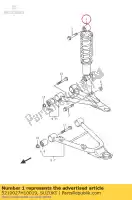 5210027H10019, Suzuki, Absorber assy, ??f suzuki lt a lt f 400 2008 2009 2010 2011 2012 2014 2015 2016, Nieuw