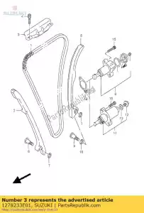 suzuki 1278233E01 guide, #2 - Bottom side