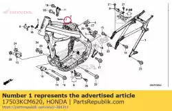 Here you can order the film, protector from Honda, with part number 17503KCM620: