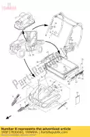 1RBF17830000, Yamaha, embleem 3 yamaha yxr 700 2013, Nieuw