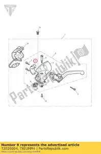 triumph T2026004 guidon de serrage - La partie au fond