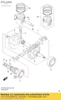 21111052000C0, Suzuki, engrenagem, dr primário suzuki  dr dr z gn gz rv tu 125 1995 1996 1997 1998 1999 2000 2001 2002 2003 2004 2005 2006 2007 2008 2009 2010 2012 2014 2015 2016 2017 2018 2019, Novo