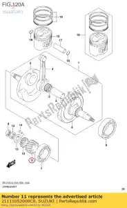 suzuki 21111052000C0 bieg, g?ówny dr - Dół