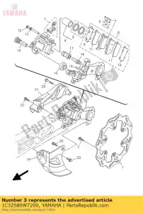 yamaha 1C32580W7200 étrier de frein arrière 2 - La partie au fond
