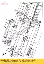 Here you can order the guide, cable from Yamaha, with part number 3JD233890000: