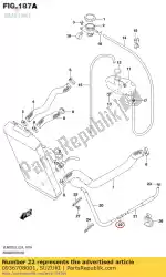 Here you can order the 2 way,hose from Suzuki, with part number 0936708001: