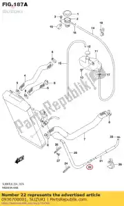 suzuki 0936708001 2 vie, tubo flessibile - Il fondo