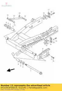 suzuki 6431003F00019 torquelink comp - Lado inferior