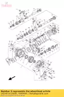 1XD461610000, Yamaha, behuizing, asaandrijving 2 yamaha  yxc yxe yxm 700 2014 2015 2016 2017 2018 2019 2020 2021, Nieuw