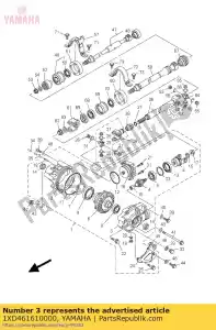 yamaha 1XD461610000 housing, shaft drive 2 - Bottom side