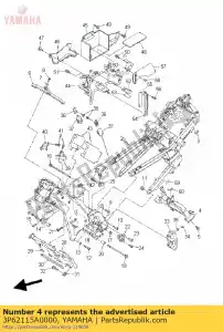 yamaha 3P62115A0000 member 1 - Bottom side